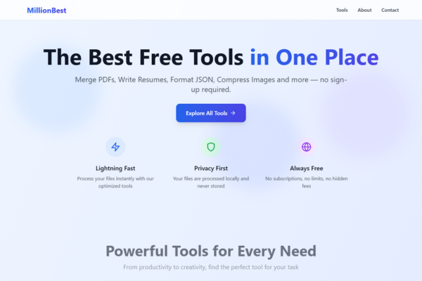 multi-tools-website
