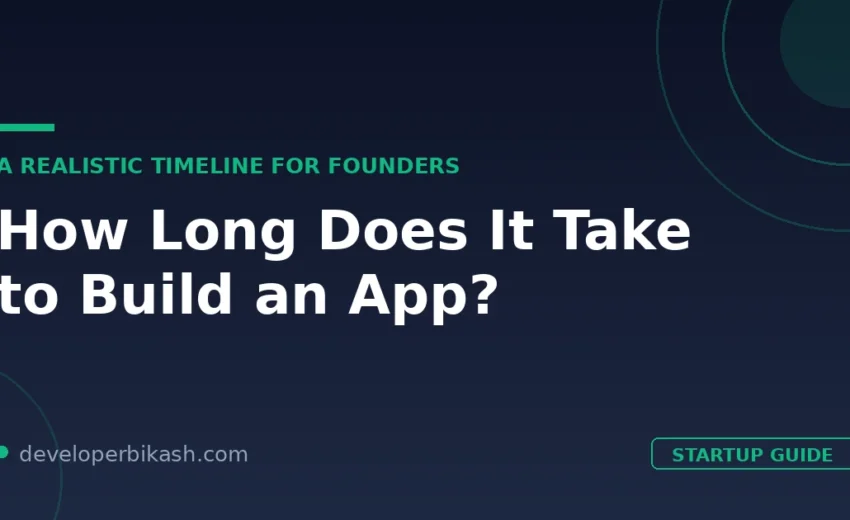 How Long Does It Take to Build an App? A Realistic Timeline