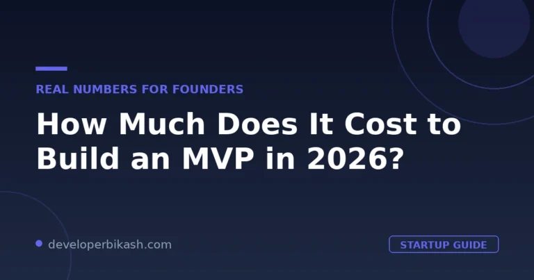 How much does it cost to build an MVP in 2026